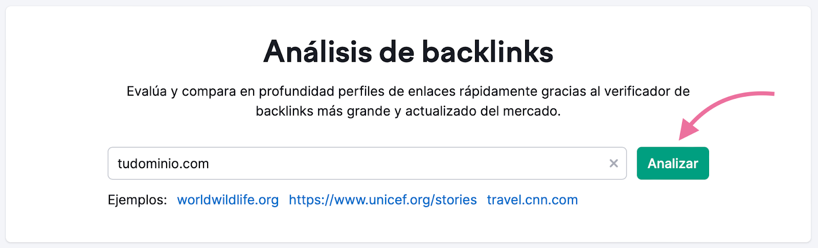 Análisis de backlinks